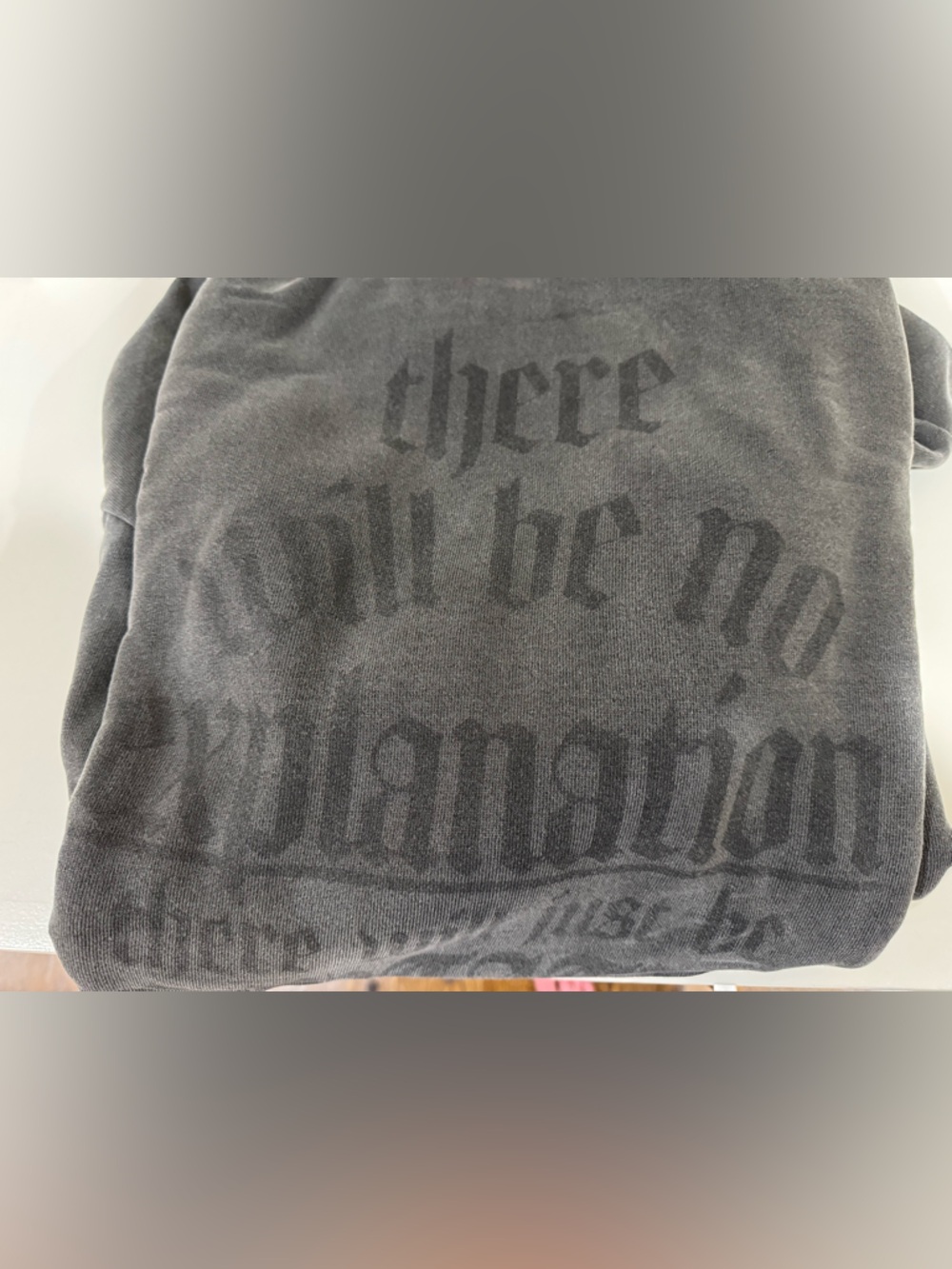 TAYLOR SWIFT • WILL BE NO EXPLANATION WILL JUST BE REP OVERSIZED HOODIE (XL/2XL) - Picture 8 of 11